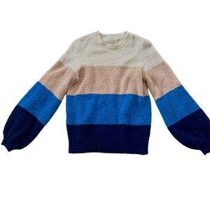 Francesca's Collections Cream Textured Sweater